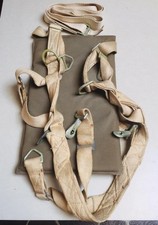 Original Antique WW2 Naval Aviator's Parachute Harness & Back Pad picture