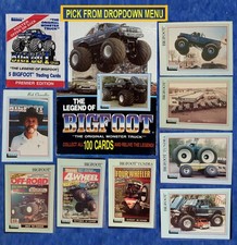 1988 The Legend of Bigfoot Monster Truck Premier Trading Cards Base You-Pick-1 picture