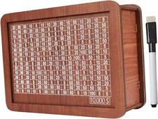 10000 Savings Challenge Box,Cashbox Kakeibo Money Saving Box, Money Vault Saving picture