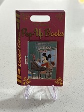 Disney 2019 Pop-Up Books Series Mickey’s Christmas Carol Pin LE 4000 Hinged picture