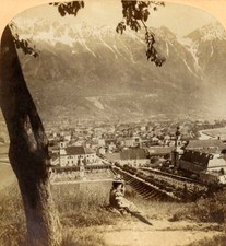 Picturesque Innsbruck Capital of Tyrol Austria Below stern Bavaria- Old Photo picture