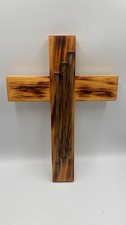 Handmade Wooden Cross Wall Art 14.5