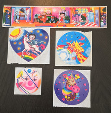 LISA FRANK EARLY 80'S LOT VINTAGE STICKERS picture