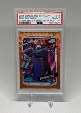 POP 1 PSA 8 2025 Topps Chrome Disney Disneyland 70th ZURG 1/1 CARD # MATCH 12/25 picture