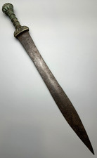 Ancient Roman Iron Gladius Short Sword Bronze Hilt Pommel 1st-3rd Century AD Art picture