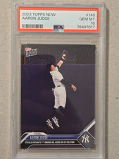 PSA 10 2023 Topps Now Aaron Judge # 149 Steals Ohtani's 1st Inning HR Yankees picture