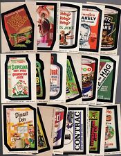 1974 Topps Wacky Packs Series 7 Complete Set 33/33 VG Packages ALPOO BOOZO GRIME picture