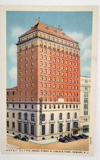 VTG 1934 NEWARK NJ PC Advertising HOTEL ELTON Teich Archives MINT picture