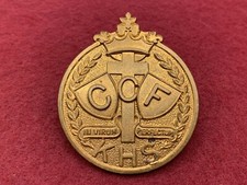 SCARCE British KINGHAM HILL SCHOOL (CADETS) CCF OXFORDSHIRE Hat Cap Badge picture