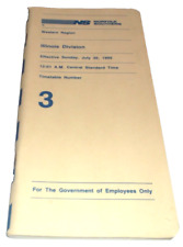 JULY 1995 NORFOLK SOUTHERN ILLINOIS DIVISION EMPLOYEE TIMETABLE #3 picture