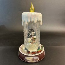 Thomas Kincade Illuminated Musical Crystal Candle With Moving Train 2011 Tested picture
