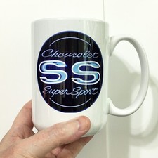 Large Custom Chevrolet SS Super Sport Neon Sign Emblem Chevelle Nova Impala Mug picture