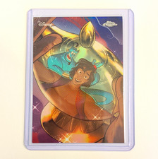 Topps 2026 Disney Chrome Disney Reflections Genie and Aladdin R-1 Taurin Clarke picture