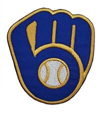 Milwaukee Brewers Glove World Series MLB Baseball Embroidered Iron On Patch picture