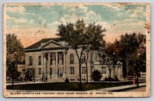 DeKalb County New Court House Decatur Georgia GA As-Is c1918 Postcard picture
