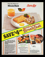 1984 Minute Maid Build A Better Breakfast Circular Coupon Advertisement picture