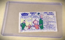 Vintage 1950s Fleer Dubble Bubble Gum Wrapper #215 Pud Pearl Necklace Ad Rare picture