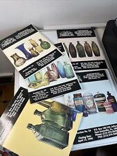 1992-93-94 5 Glass Works Auctions Catalogs 24-26-28-31-34 Collectibles Bottles picture
