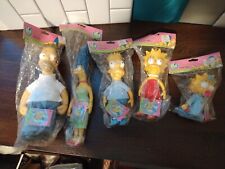 Vintage 1990 The Simpsons Vinyl Dolls Hamilton Gifts New / Sealed Complete Set picture
