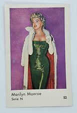 Marilyn Monroe Sexy Red Dress 1962 Dutch Gum Card Serie N #52 picture