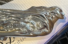 1941 Cadillac Flying Goddess Hood Ornament Chrome Vintage Excellent Condition picture