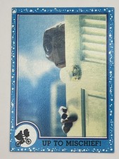 E.T. The Extra-Terrestrial - 1982 Universal Trading Card #23 - Up To Mischief picture