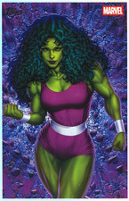 2026 Topps Marvel Vault She-Hulk VO-16 Ariel Diaz Oversized 5x7 Jumbo Box Topper picture