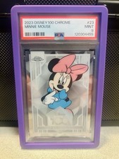 Minnie Mouse - 2023 Topps Chrome Disney 100 #23 PSA 9 🔥🔥 picture