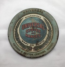 Antique - Universal Stove and Ranges Tin Litho Change/Tip Tray c. 1910-20 picture