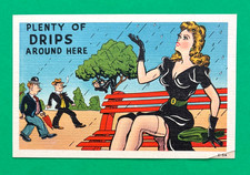 VINTAGE HUMOR / RISQUE COMIC POSTCARD picture