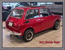 1971 Honda N600 Hatchback coupe, Toolbox - Refrigerator Magnet, 42 MIL picture