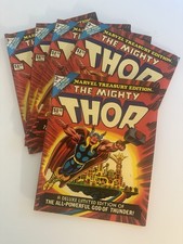 1974 THE MIGHTY THOR Marvel Treasury #3 Jack Kirby / Hercules - Lot of 5 picture