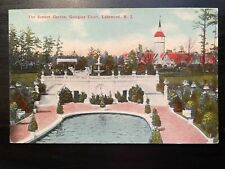 Vintage Postcard 1907-1915 The Sunken Garden Georgian Court College Lakewood NJ picture