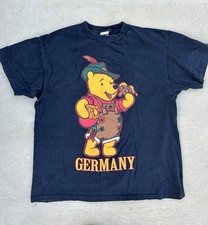 Vintage Disney Designs Winnie the Pooh Germany Epcot Graphic  T-Shirt One Size picture
