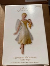 Hallmark Keepsake Ornament 2010 The Wonder of Christmas Holiday Angels Gold NIB picture