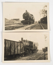C. 1940s Lake Champlain and Moriah Railroad Steam Locomotive Photo Lot of 2 picture