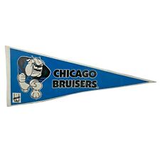Rare Late 1980s CHICAGO BRUISERS Arena Football League Full Size Pennant AFL picture