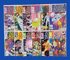 Silver Surfer 12 Comic Book Lot (1988-1989) FN to VF Condition picture