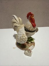 NWT Majestic Country Rooster Porcelain Hinged Trinket Box 4
