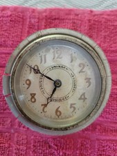 Vintage New Haven Clock Co. Windup Clock with Beveled Glass For Vintage Cars picture