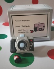 Vintage 35MM Camera with Film PHB Porcelain Hinged Box Midwest of Cannon Falls picture