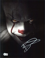 Bill Skarsgard Signed Autograph It 11X14 Photo Beckett BAS Pennywise picture