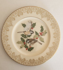 Lenox Chickadee 1988 Garden Bird Plate Collection Gold Trim 8