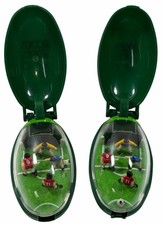LOT of 2 FOR PARTS Vintage 1993 Takara Pocket Soccer Wind Up Game Keychain 1990s picture