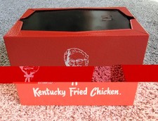 Vintage Original Kentucky Fried Chicken Red Napkin Holder / Dispenser - Nice picture