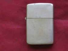 Zippo Solid Nickel Lighter, circa 1946 w/Service Box picture