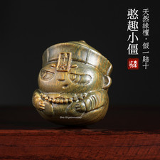 Green Rosewood Little Zombie Figurine As A Decorative Item with Unique Charm picture