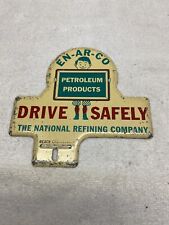 Vintage Rare En-AR-CO Gas & Oil License Topper picture