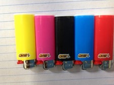 Lot of 5 Bic Mini Multi-colour Lighter Lot picture