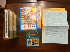 SAMURAI SHODOWN 1 NEO GEO MVS EX w/ mini marquee + flyers US SELLER picture